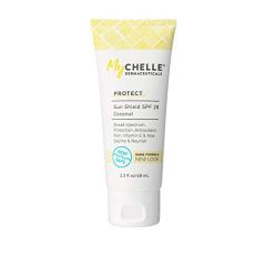 MyChelle椰子SPF 28的时候与氧化锌矿物防晒霜