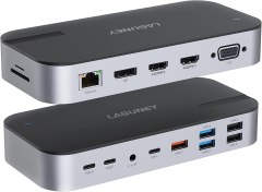 Lasuney 4 k三显示USB C停靠站